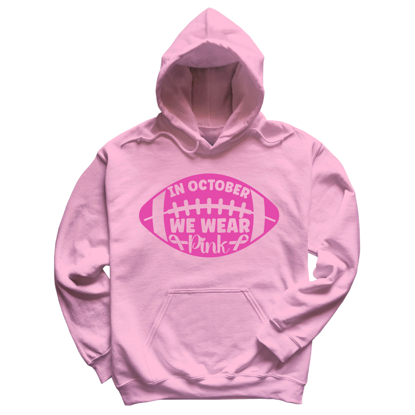 Football Pink Hoodie