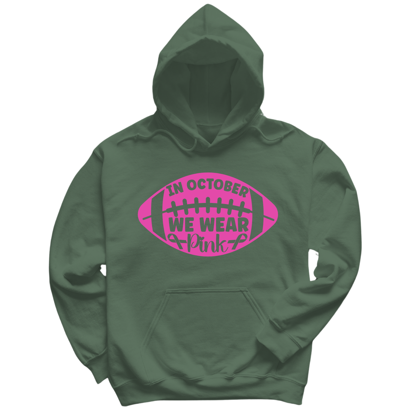 Football Pink Hoodie