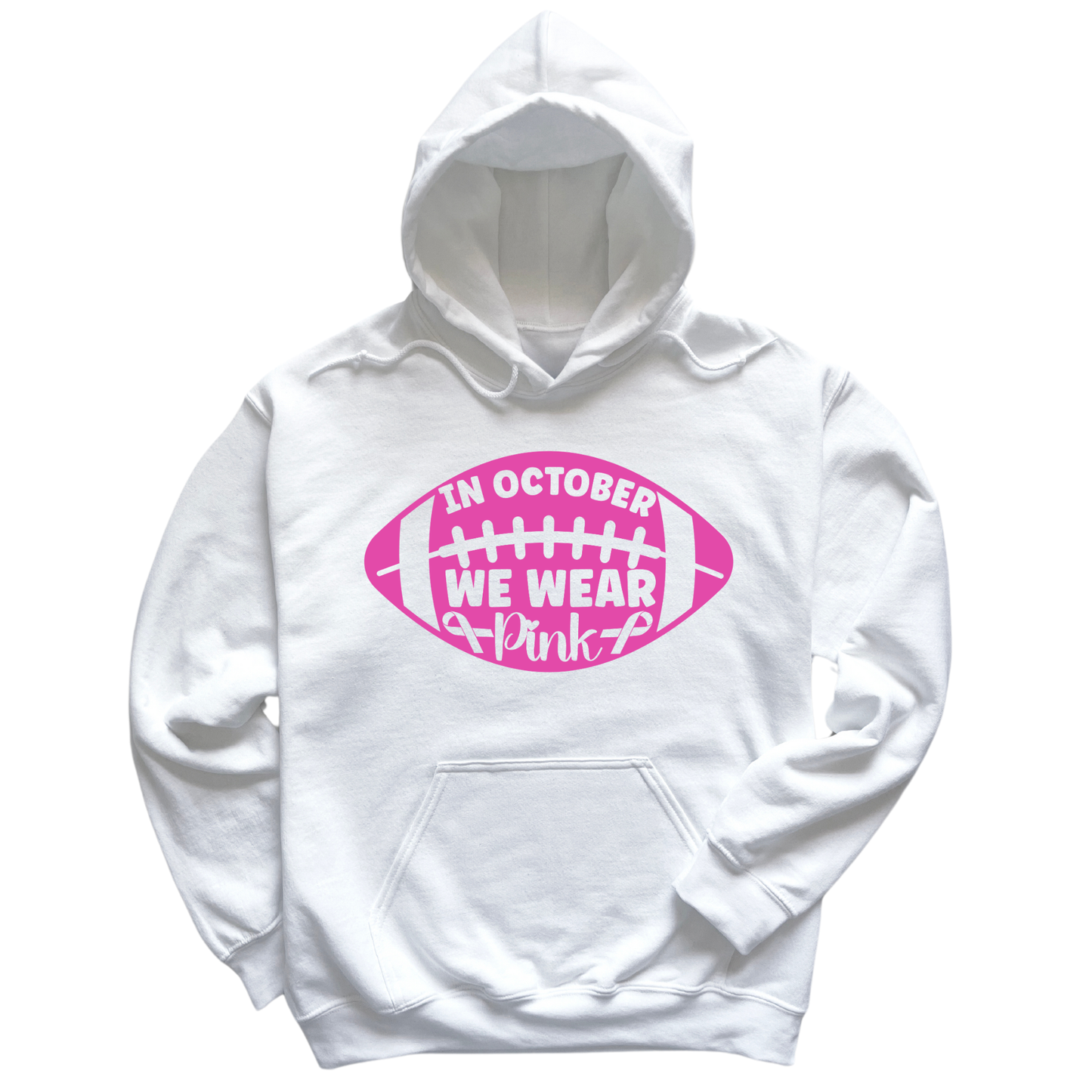 Football Pink Hoodie