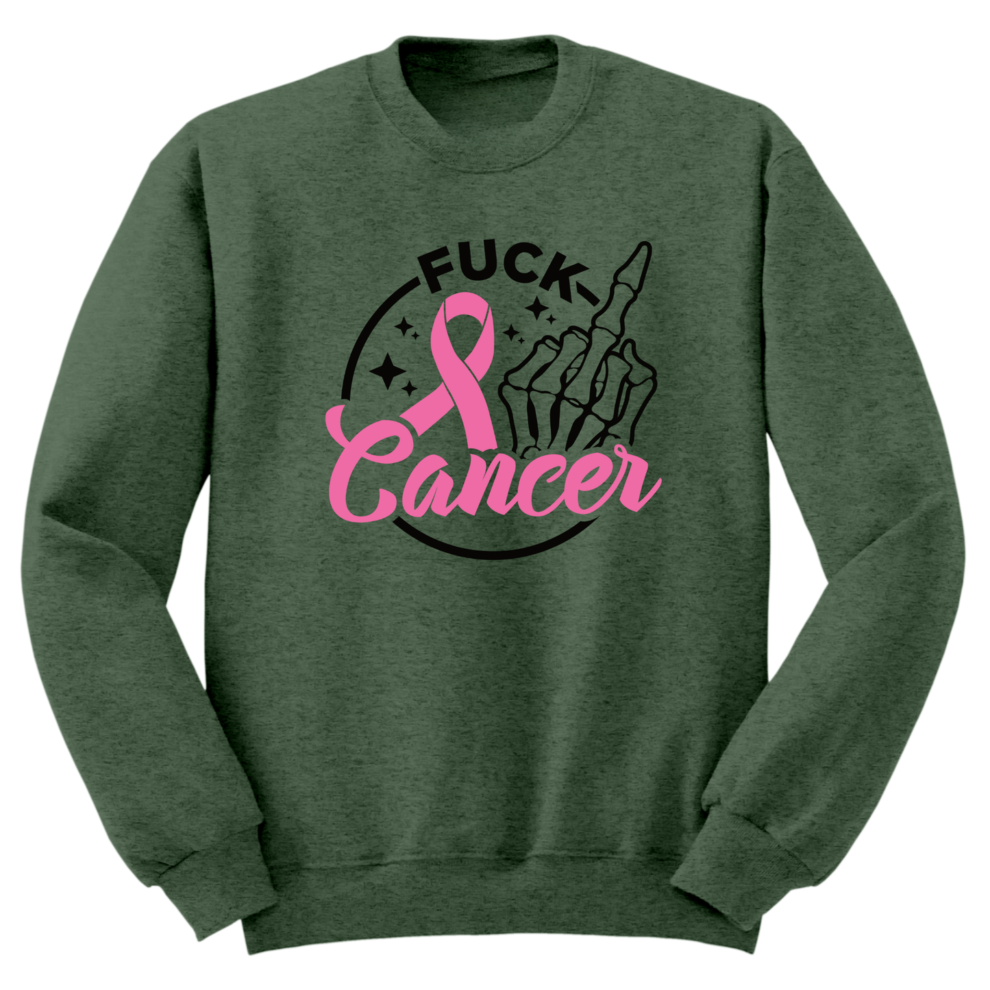 F*ck Breast Cancer Crewneck Sweater