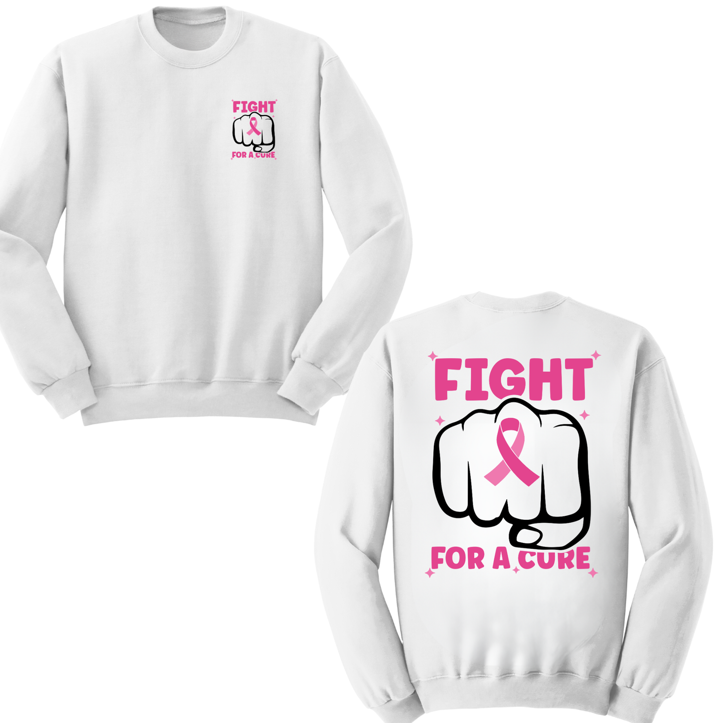 Fight For A Cure Crewneck Sweater