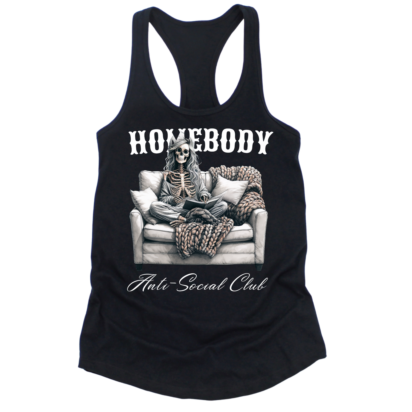 Homebody Anti Social Club Womens Tank Top