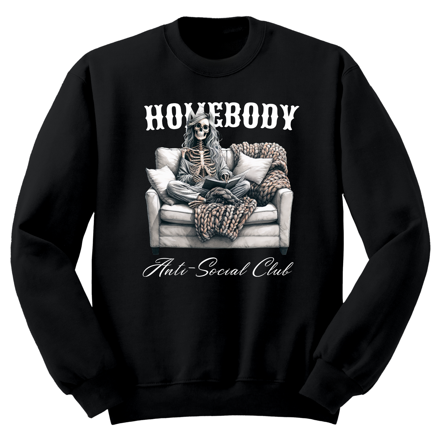 Homebody Anti Social Club Crewneck Sweater