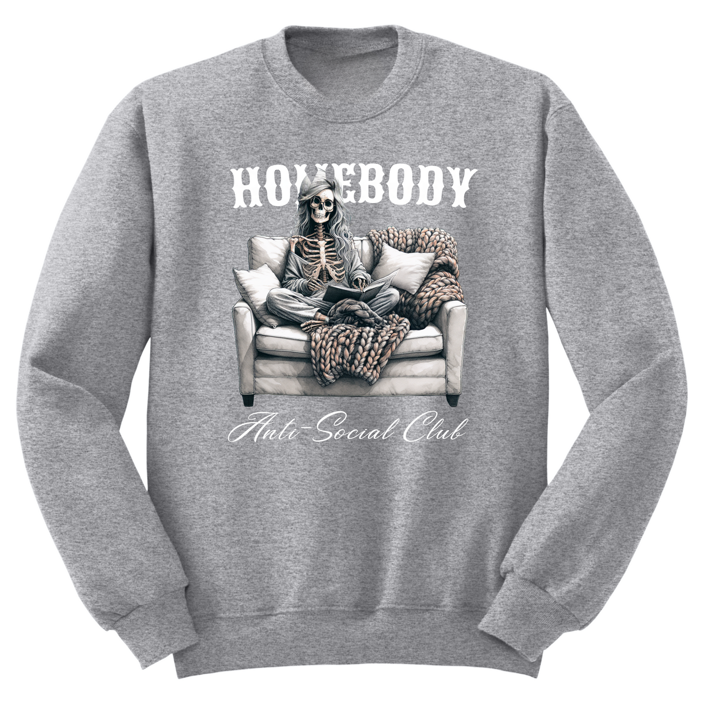 Homebody Anti Social Club Crewneck Sweater