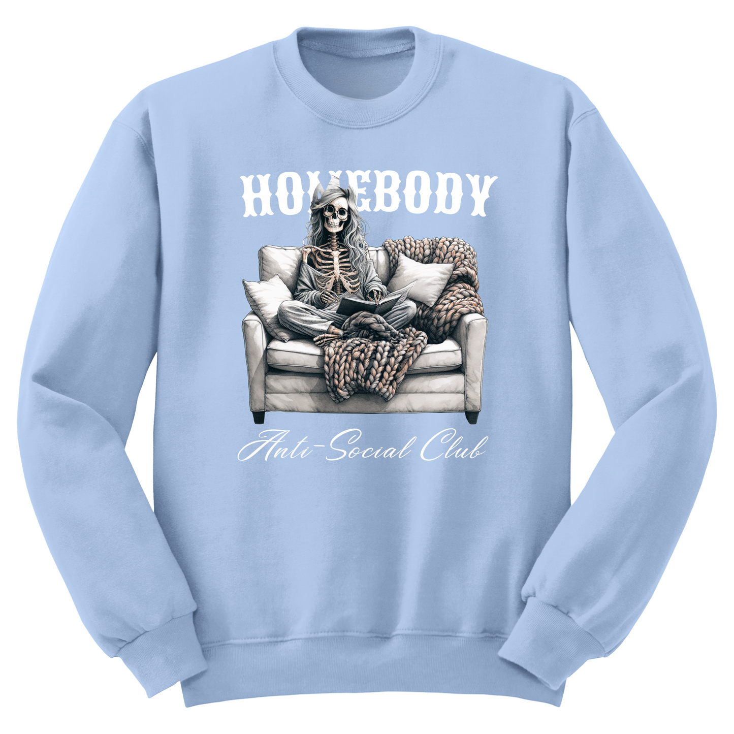 Homebody Anti Social Club Crewneck Sweater