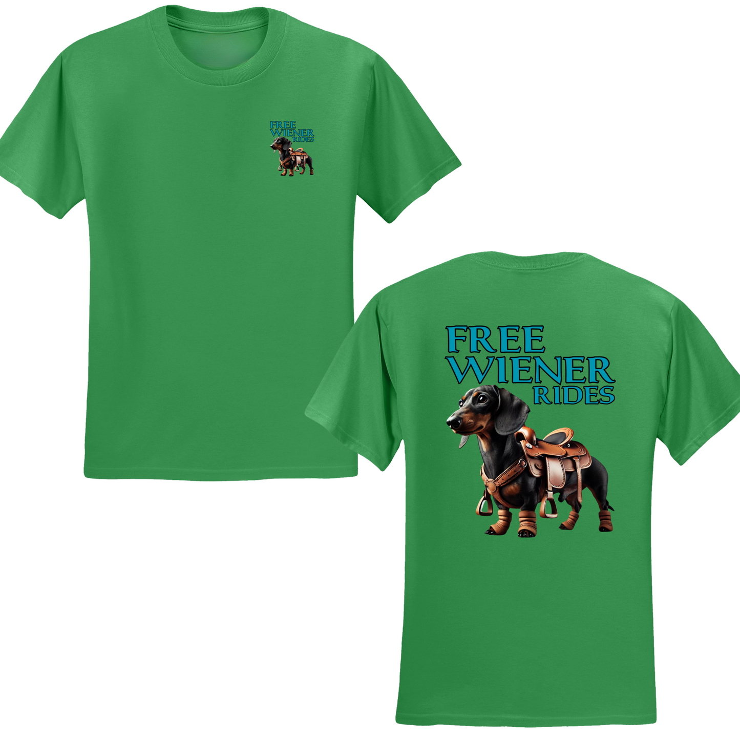 Free Wiener Rides T-shirt