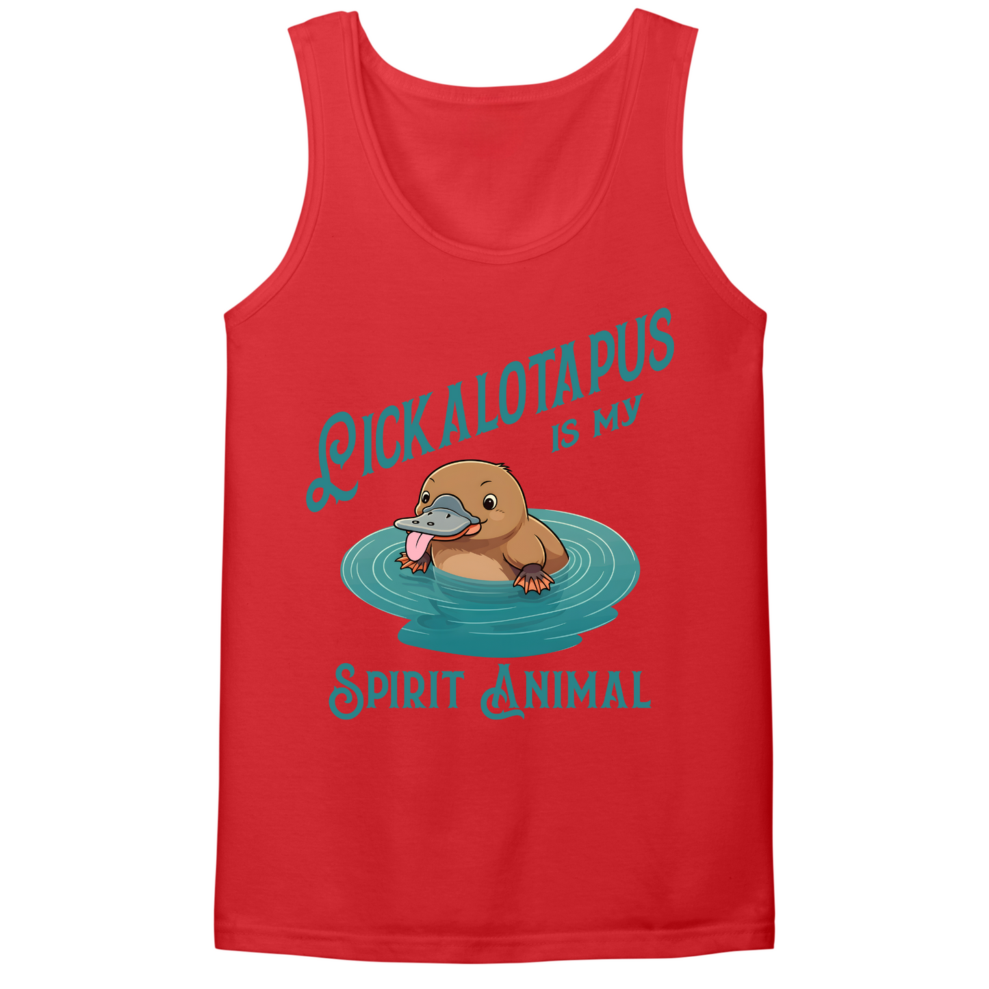 Spirit Animal Lickalotapus Mens Tank Top