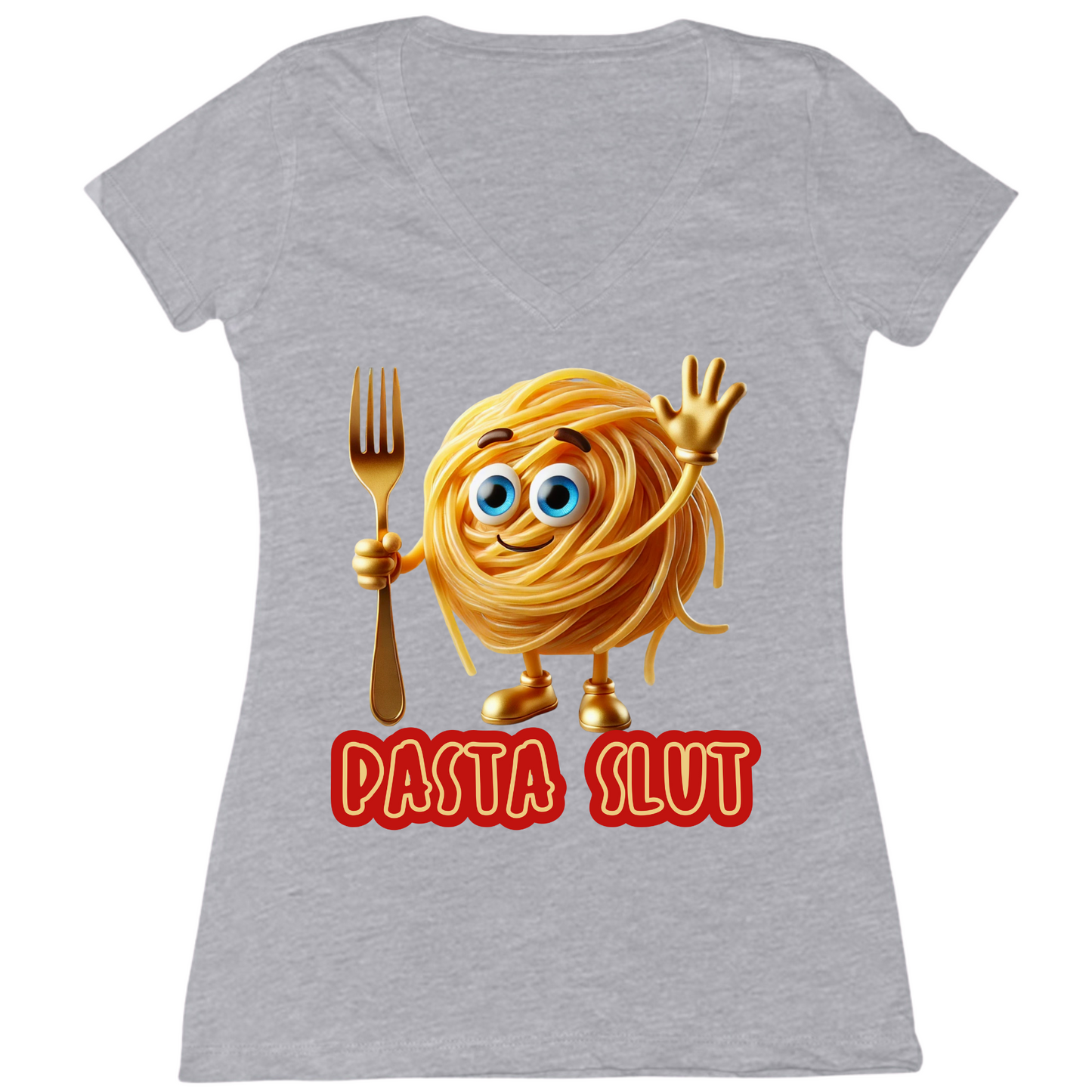 Pasta Slut Womens V-Neck Tee