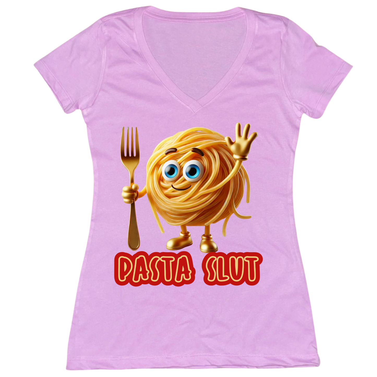 Pasta Slut Womens V-Neck Tee