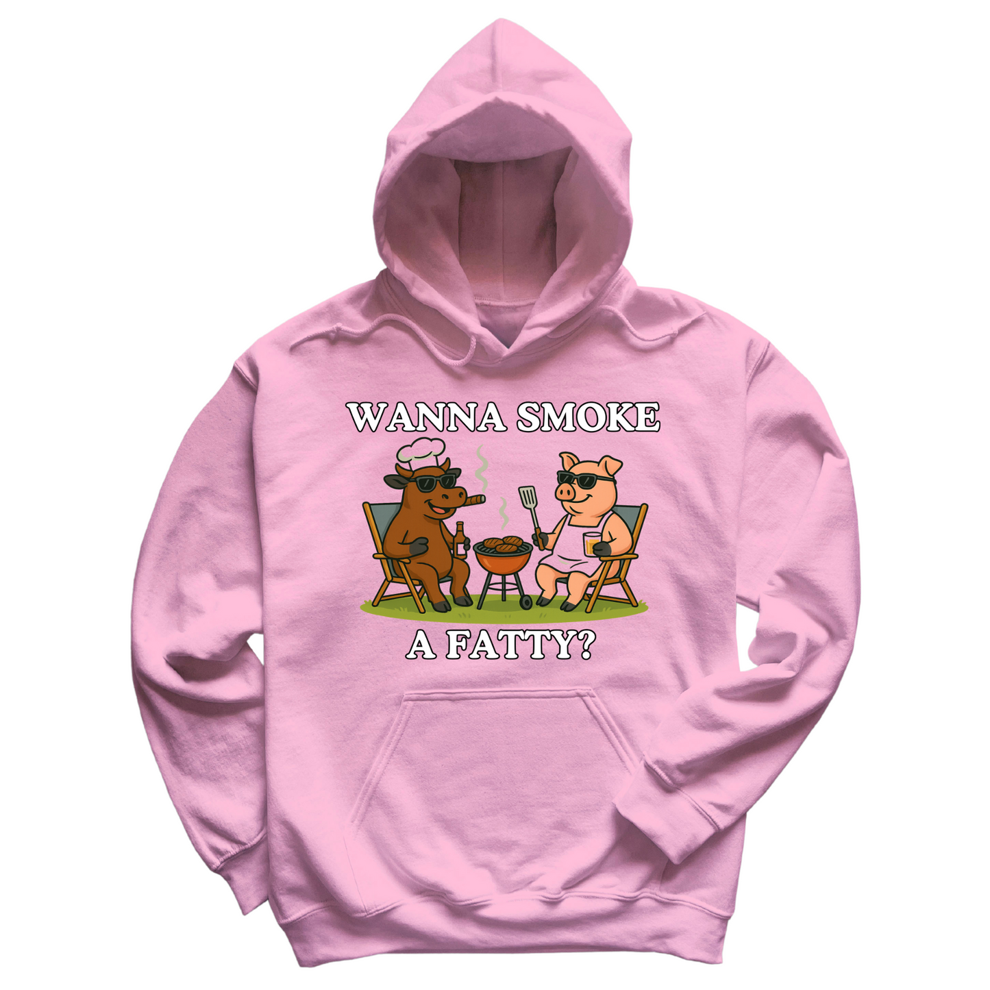 Wanna Smoke A Fatty Hoodie
