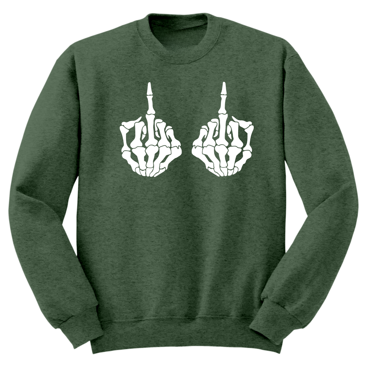 Skull Fingers Crewneck Sweater