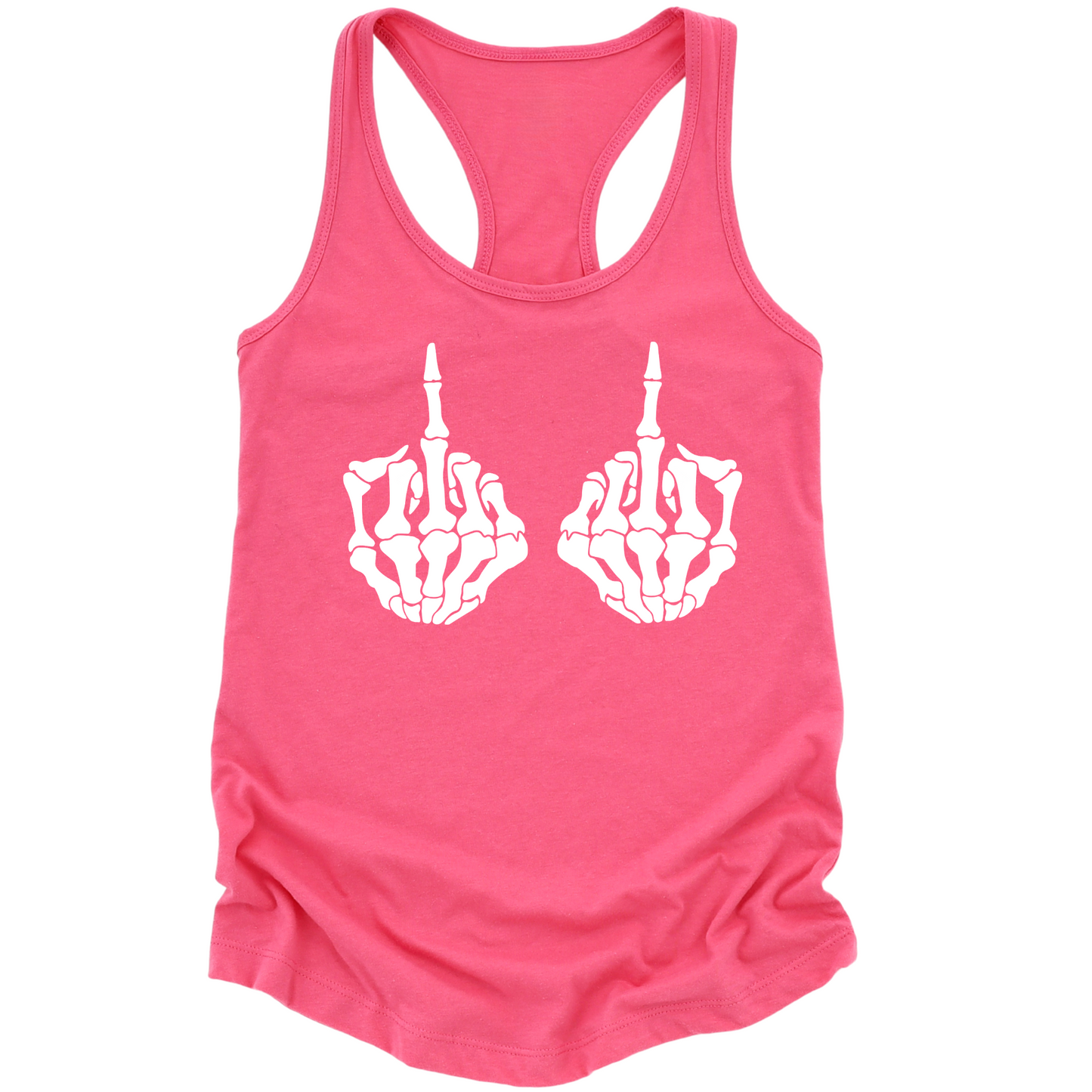 Skull Fingers Womens Tank Top