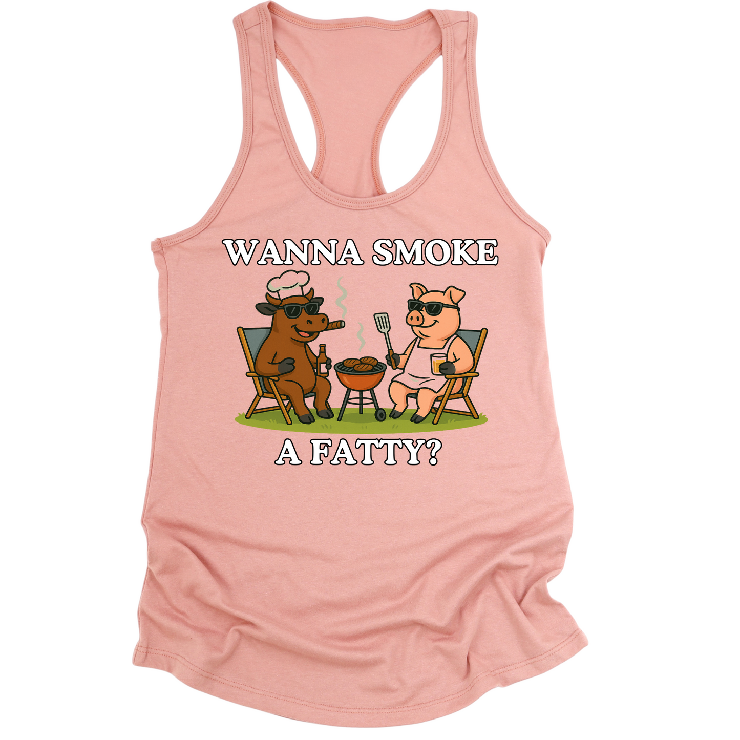 Wanna Smoke A Fatty Womens Tank Top