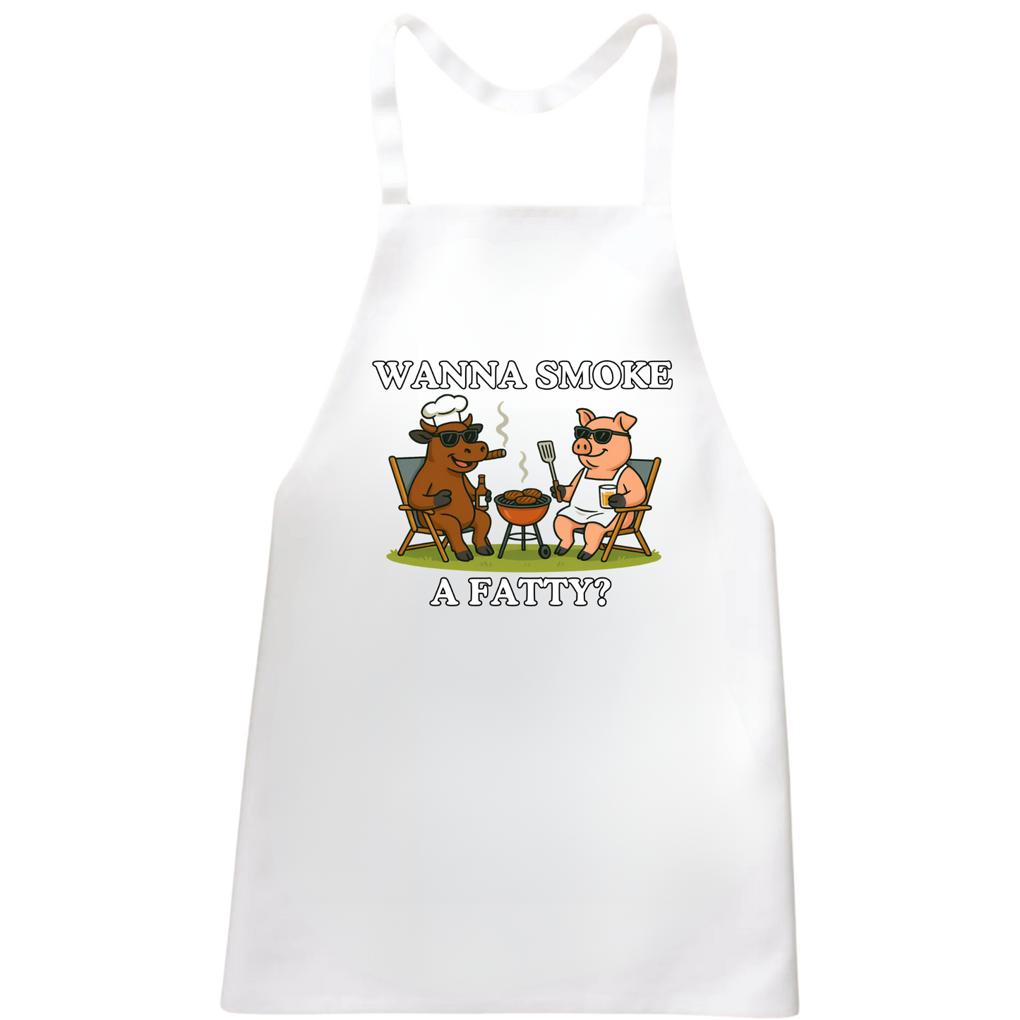 Wanna Smoke A Fatty Apron