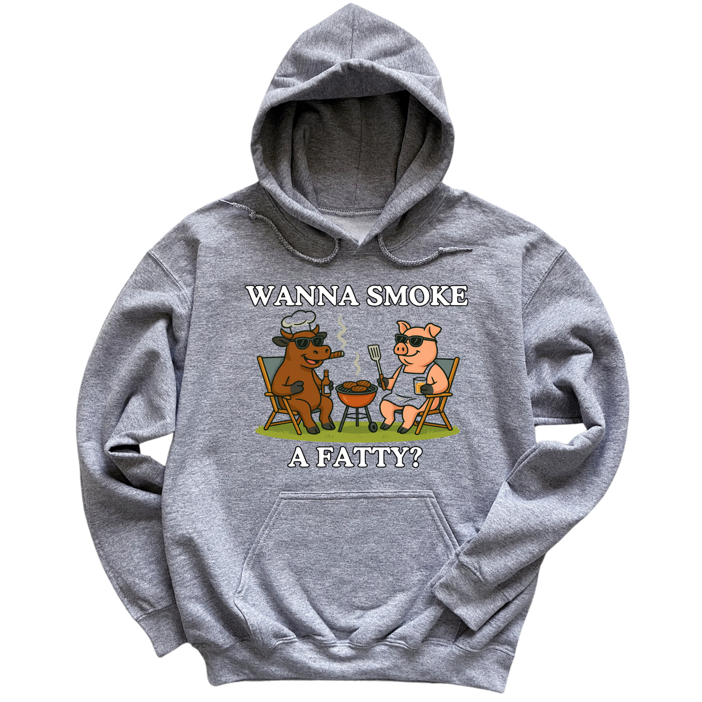 Wanna Smoke A Fatty Hoodie