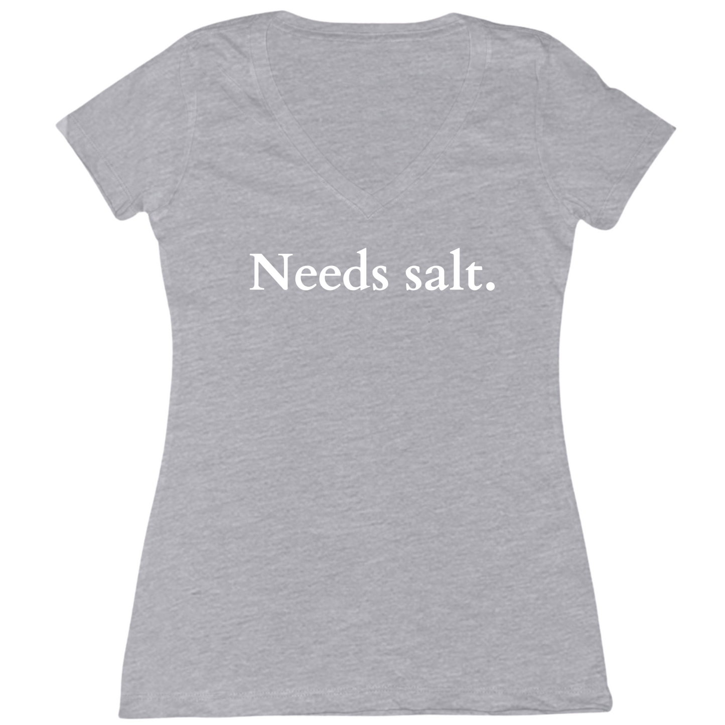 Needs Salt Womens V-Neck Tee