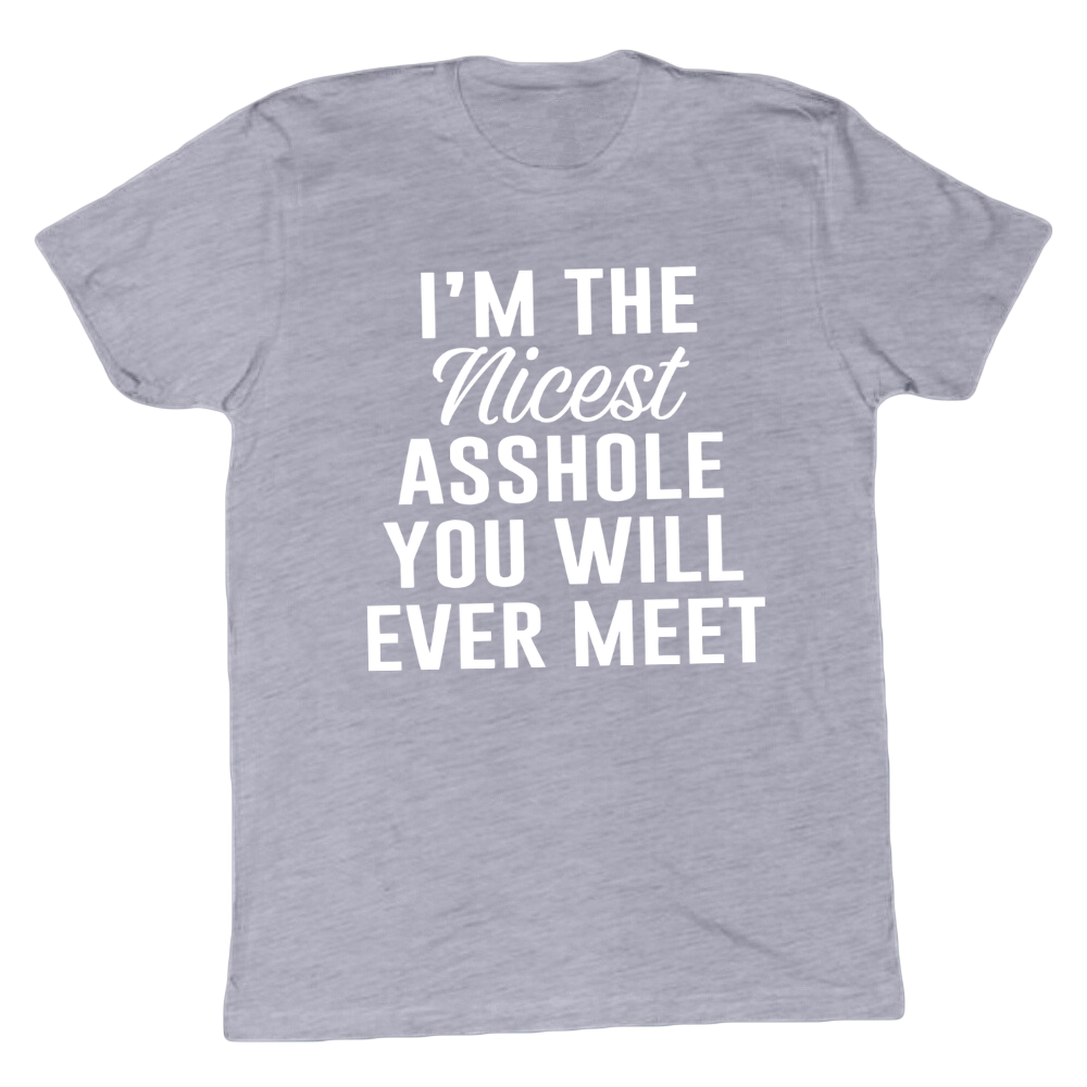 I'm The Nicest Asshole You'll Ever Meet T-shirt