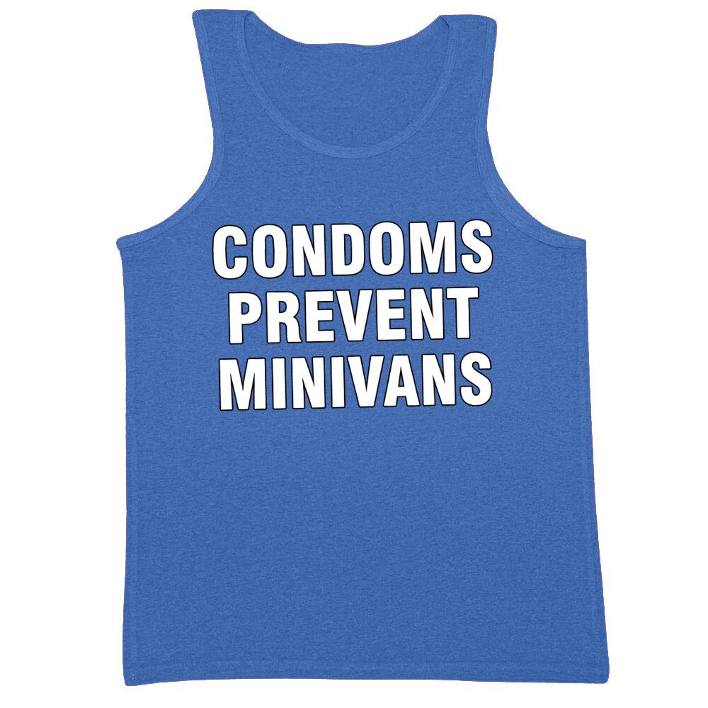 Condoms Prevent Minivans Mens Tank Top