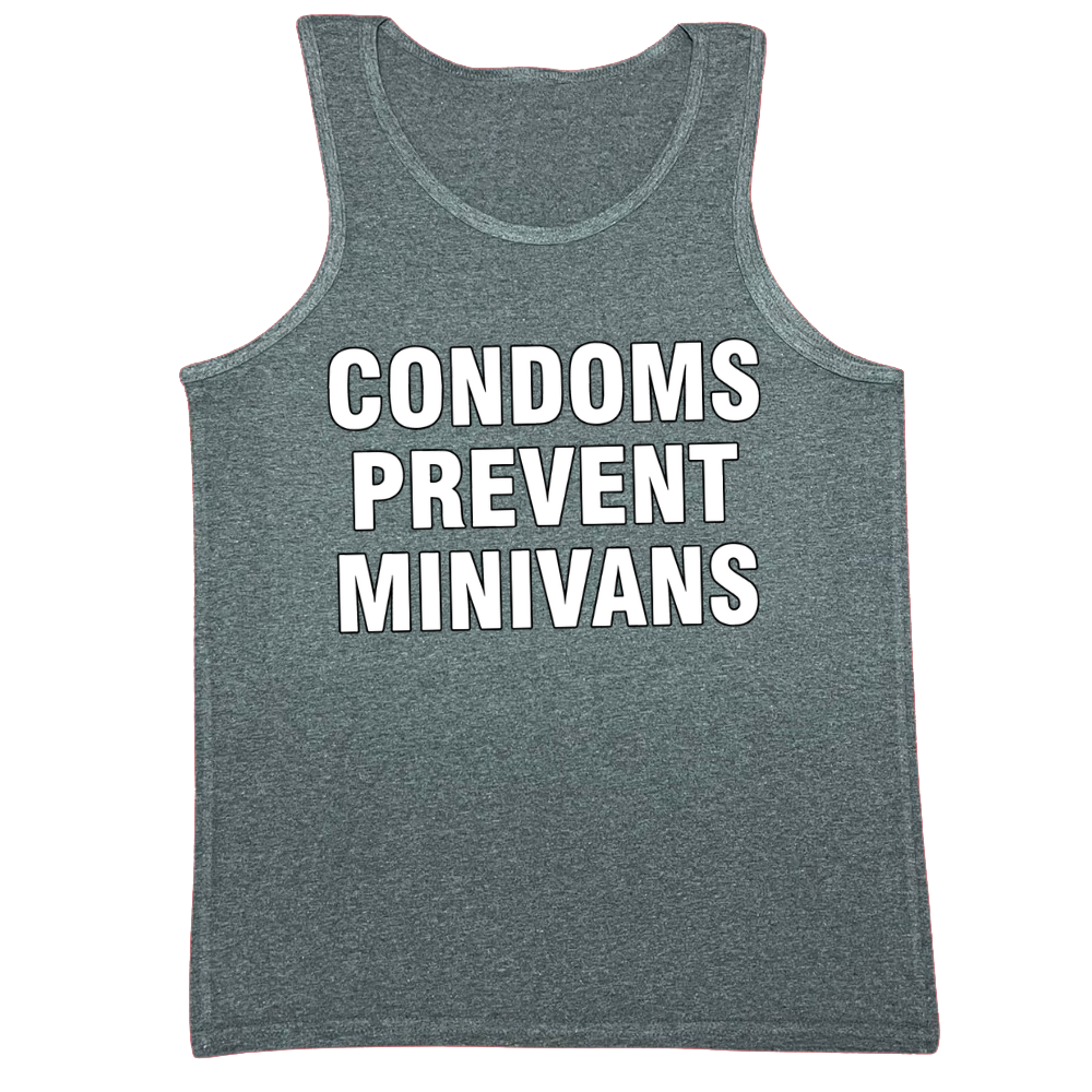 Condoms Prevent Minivans Mens Tank Top