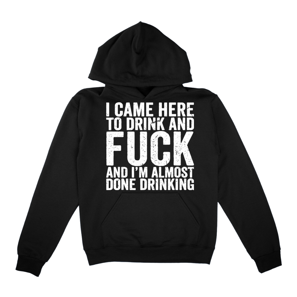 I Came Here To Drink And Fuck Hoodie