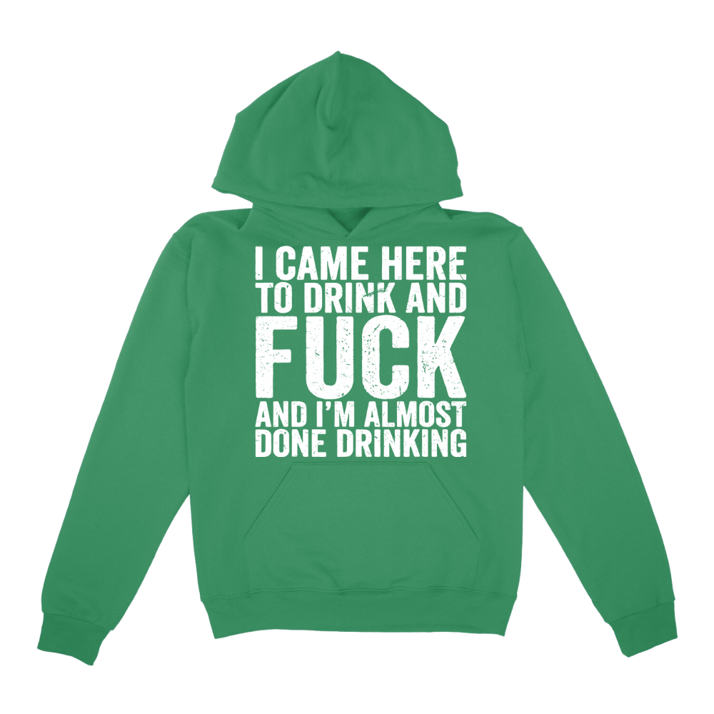 I Came Here To Drink And Fuck Hoodie