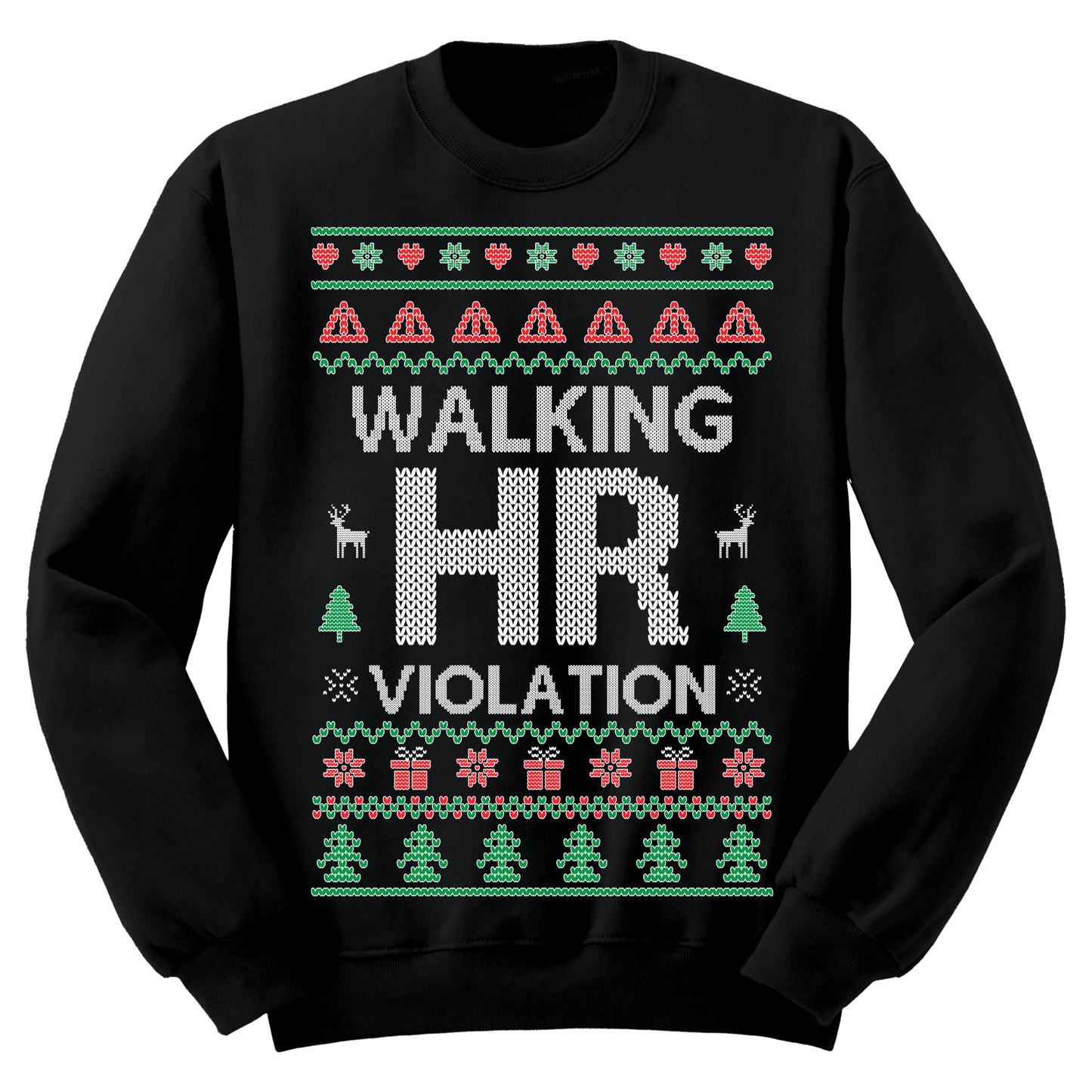 Ugly Christmas Sweater Walking HR Violation
