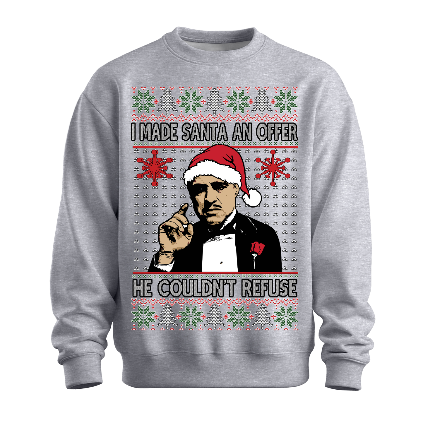 Ugly Christmas Sweater Made Santa An Offer He Can't Refuse