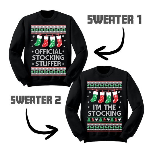 Ugly Christmas Sweater Official Stocking Stuffer Matching Sweatshirts