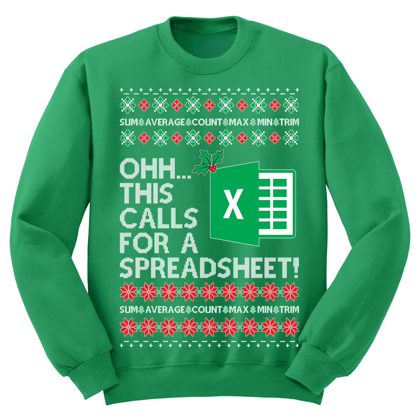 Ugly Christmas Sweater This Calls For A Spreadsheet