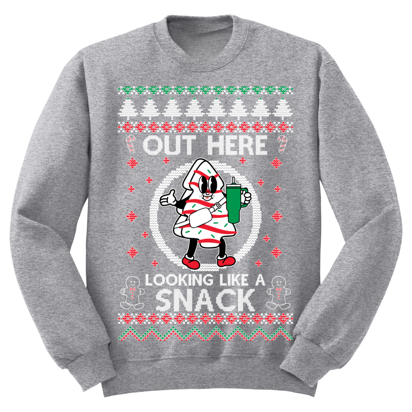 Ugly Christmas Sweater Out Here Lookin' Like A Snack