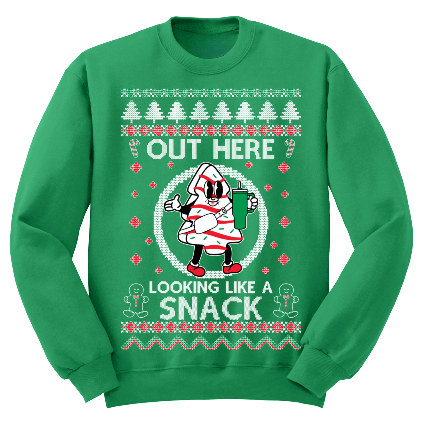 Ugly Christmas Sweater Out Here Lookin' Like A Snack