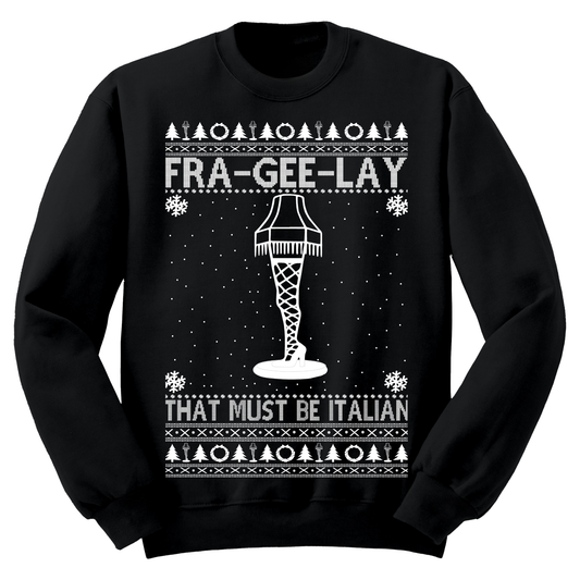 Ugly Christmas Sweater Fra Gee Lay Must Be Italian