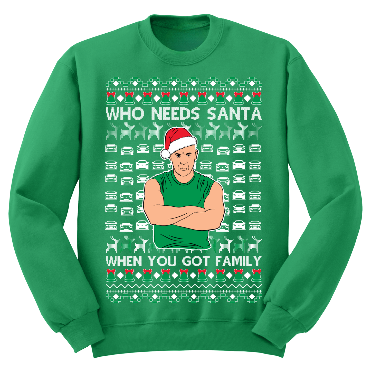 Ugly Christmas Sweater Who Needs Santa Got Family