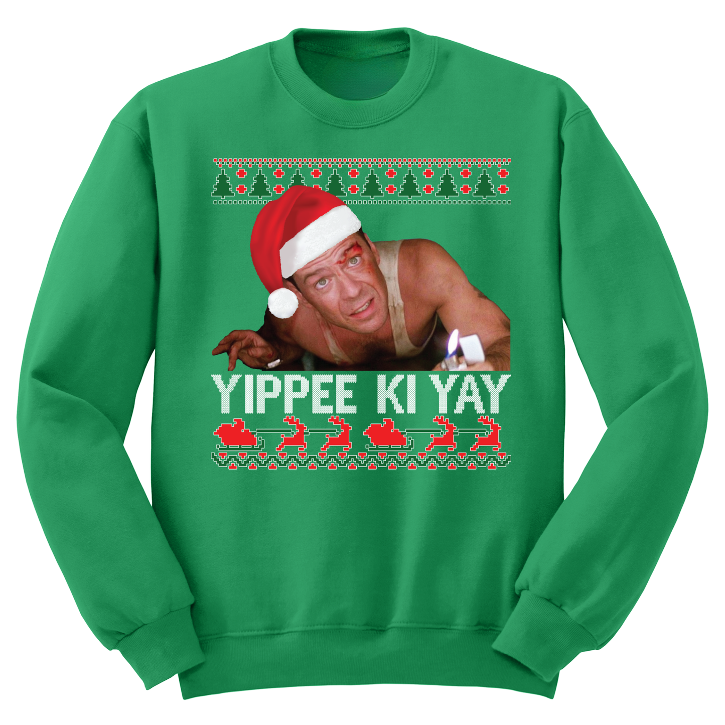 Ugly Christmas Sweater Yippie Kai Yay