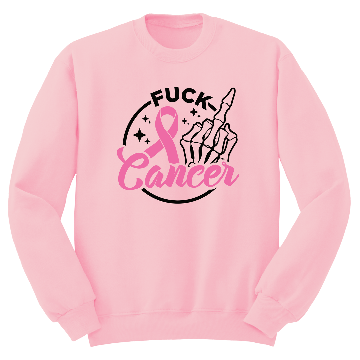 F*ck Breast Cancer Crewneck Sweater