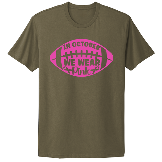 Football Pink T-shirt