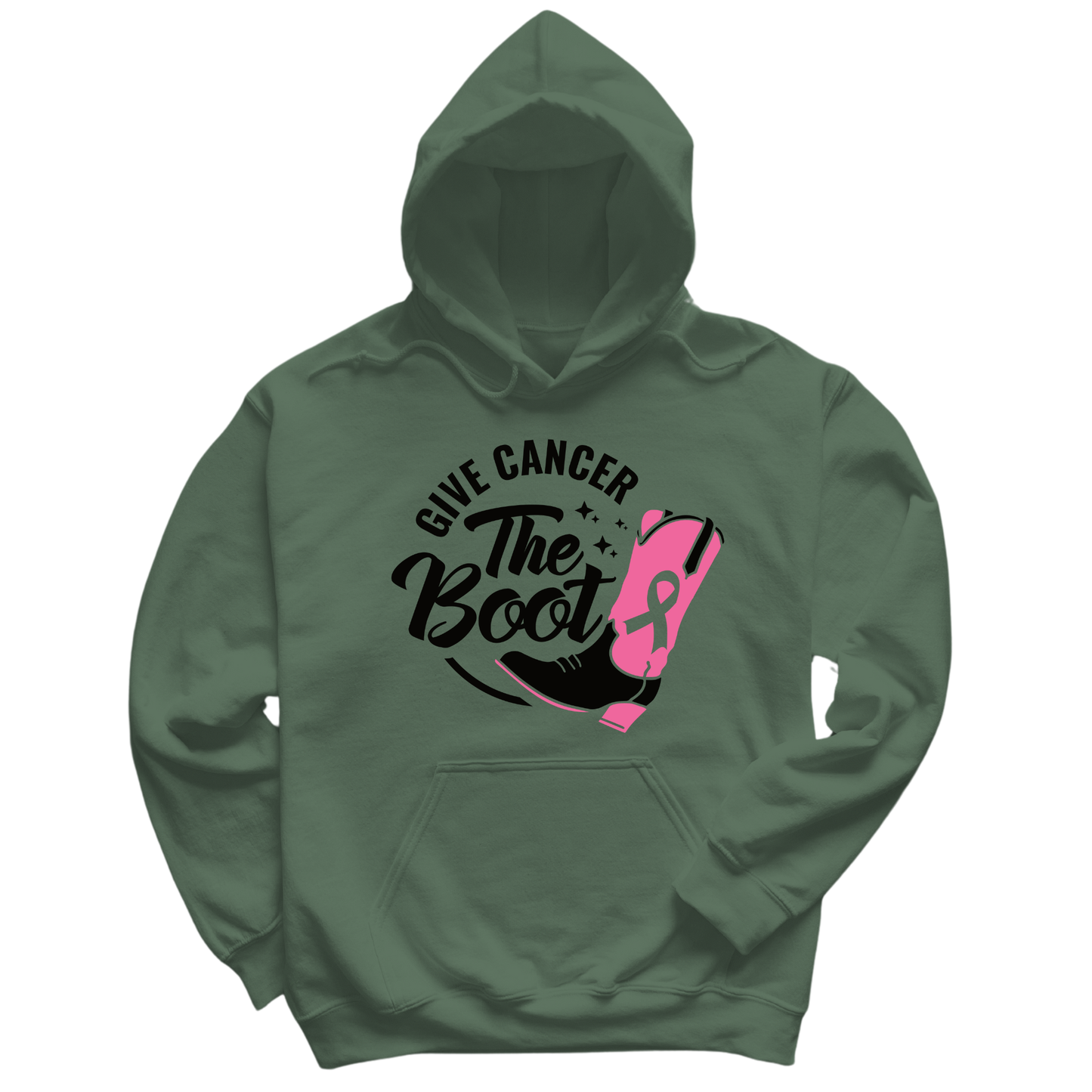 Give Cancer The Boot Hoodie
