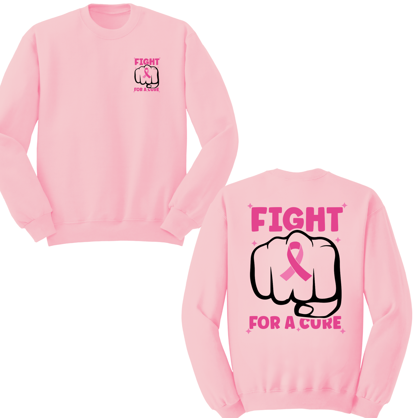 Fight For A Cure Crewneck Sweater