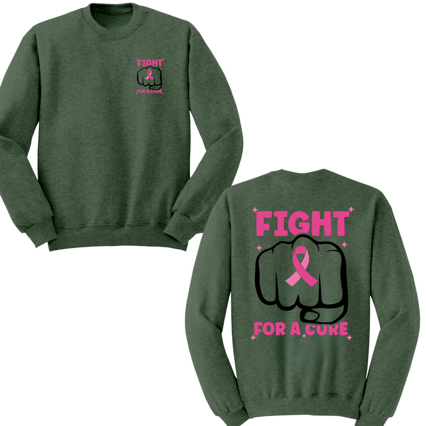 Fight For A Cure Crewneck Sweater