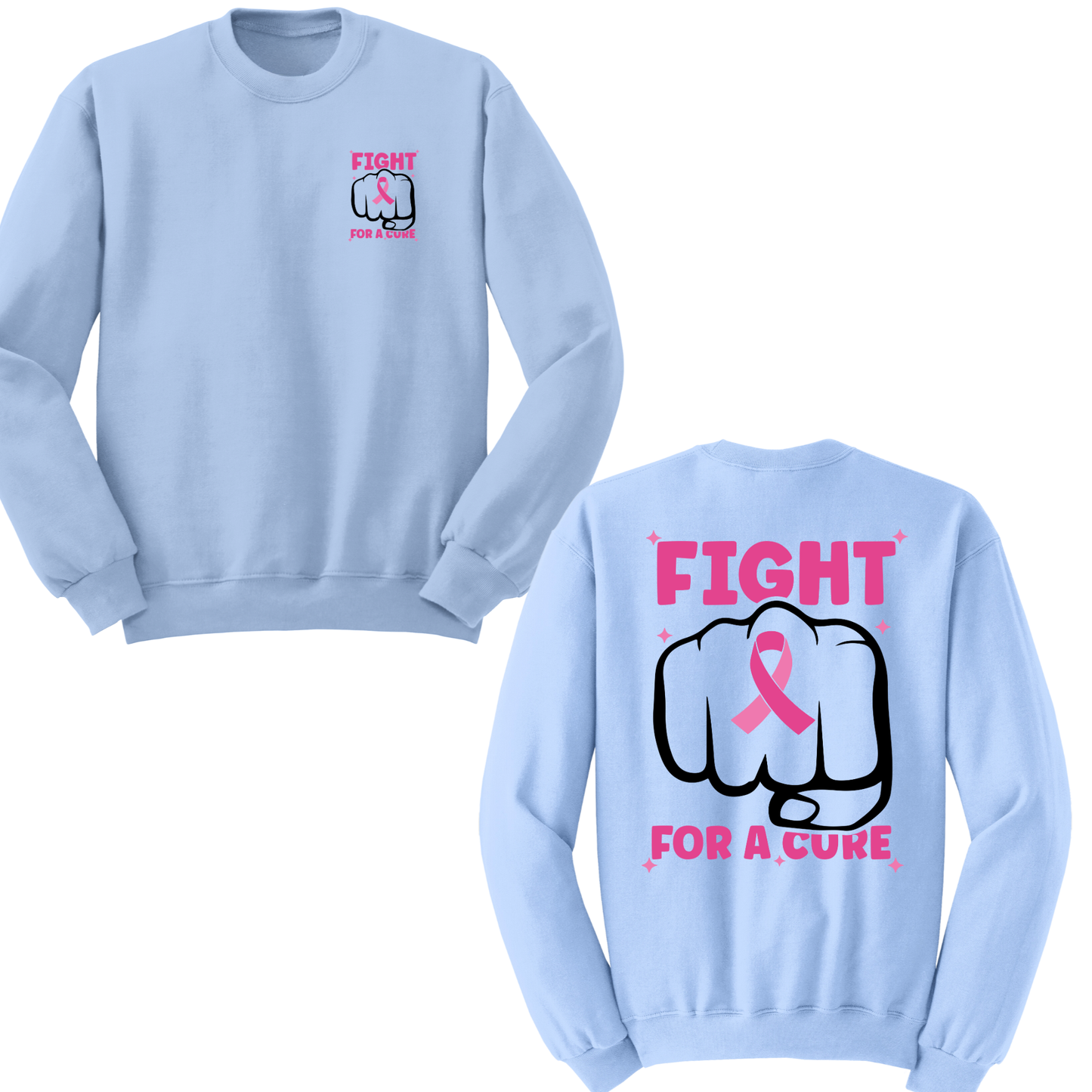 Fight For A Cure Crewneck Sweater