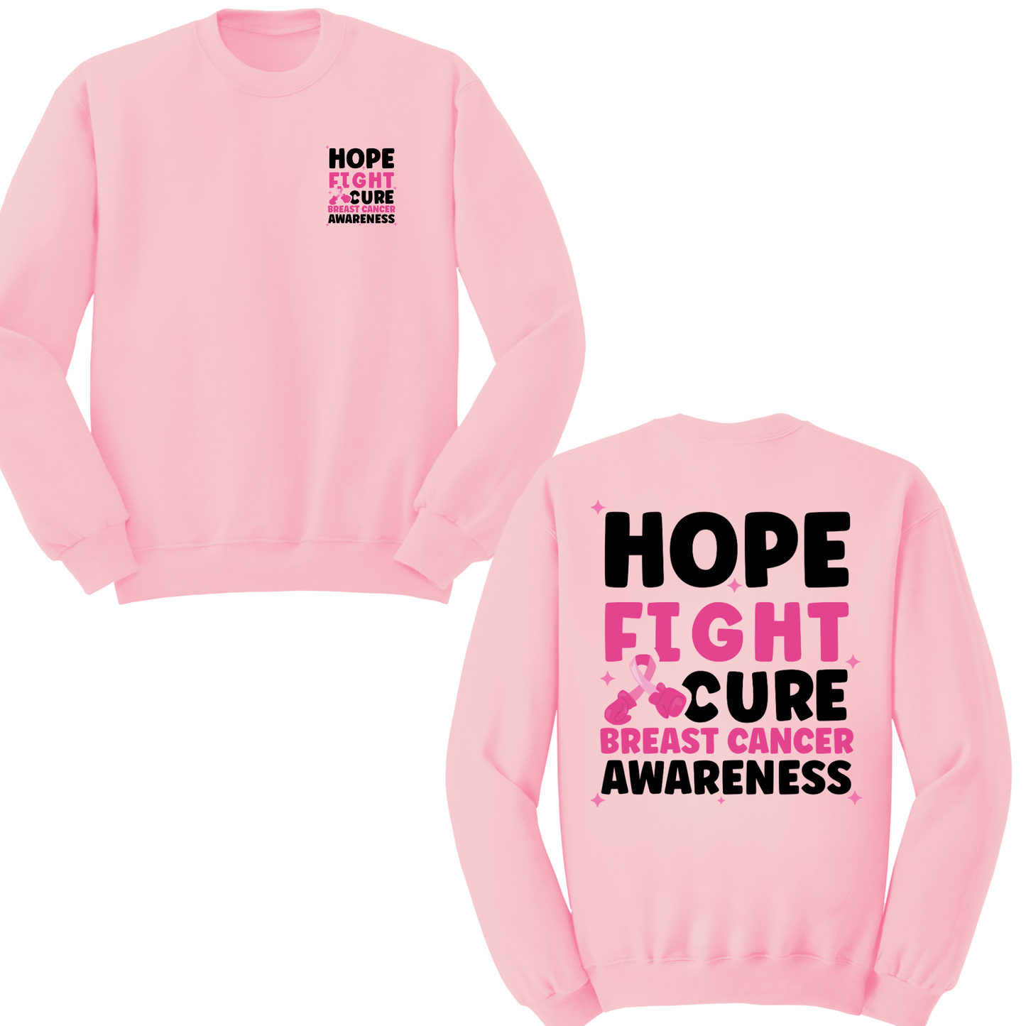 Hope Fight Cure Crewneck Sweater