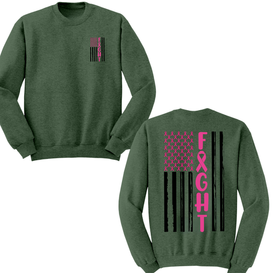 Fight Flag Crewneck Sweater