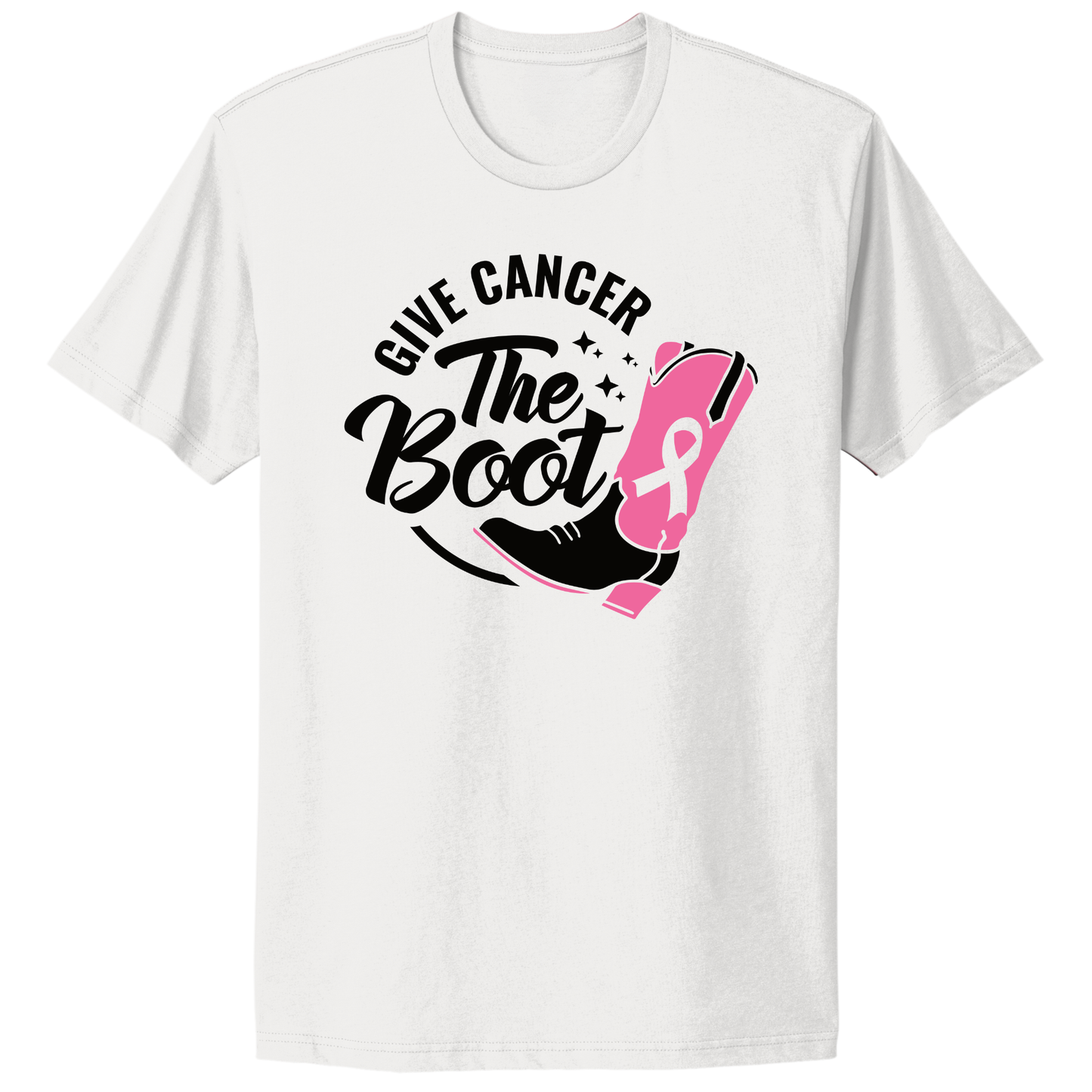 Give Cancer The Boot T-shirt