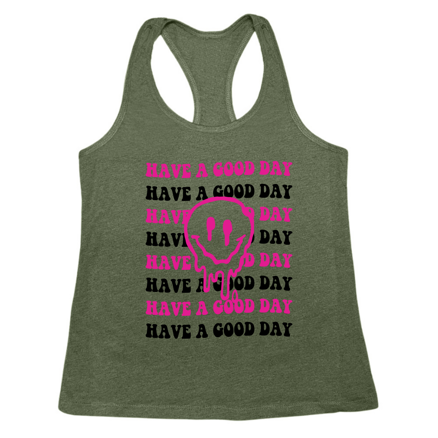 Have A Good Day Smiley Womens Tank Top