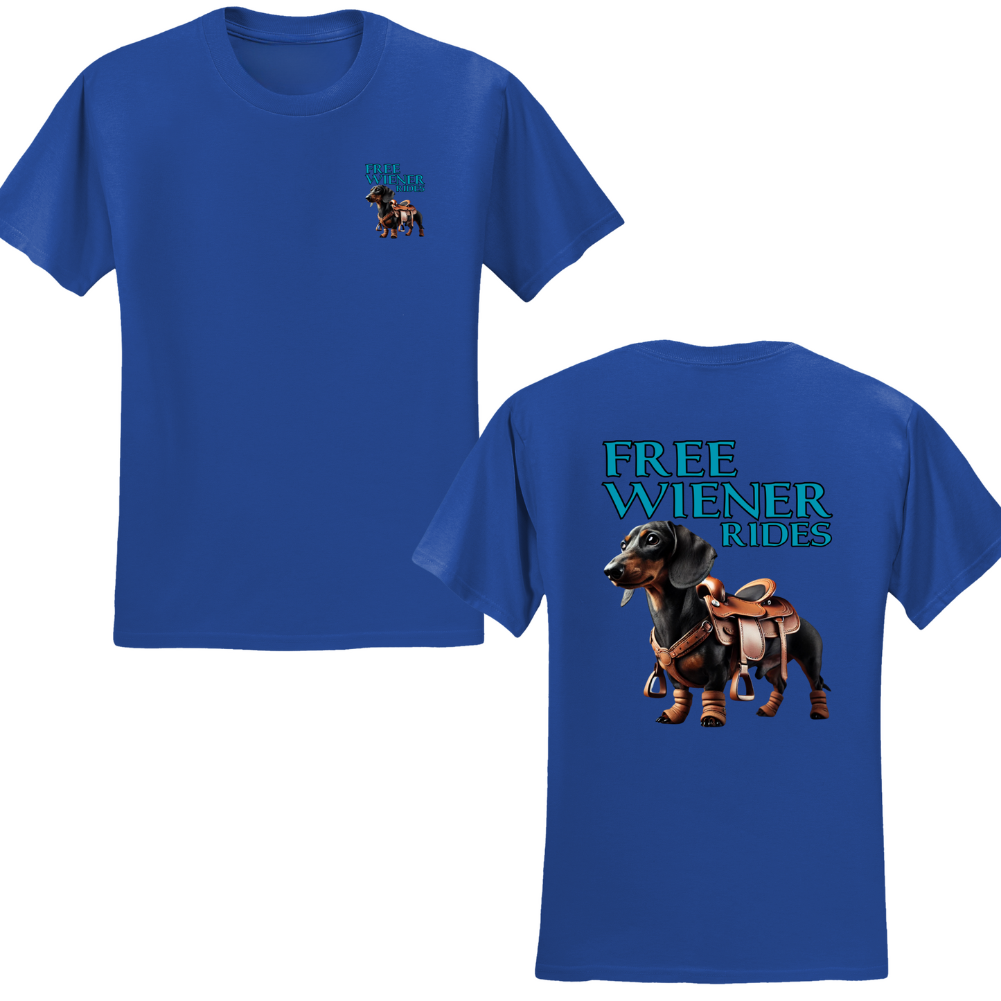 Free Wiener Rides T-shirt