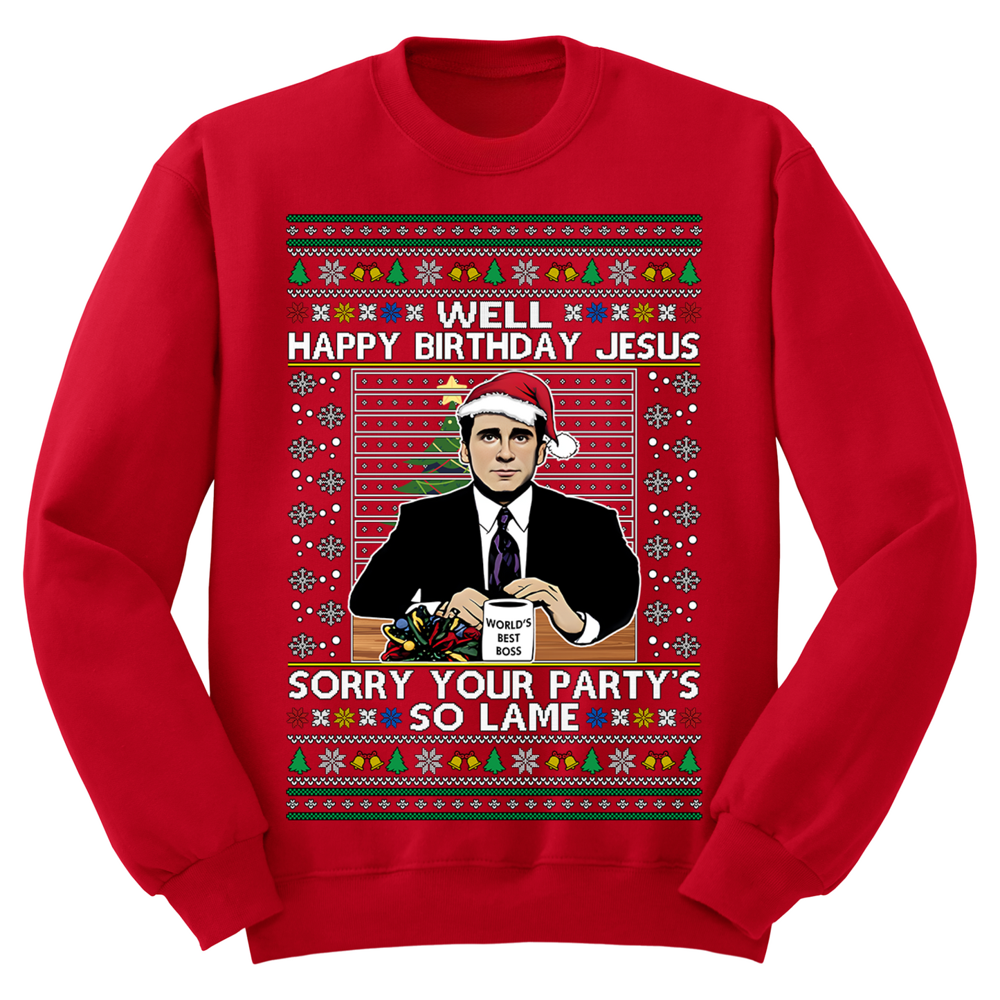 Sorry Your Party's Lame Ugly Christmas Sweater