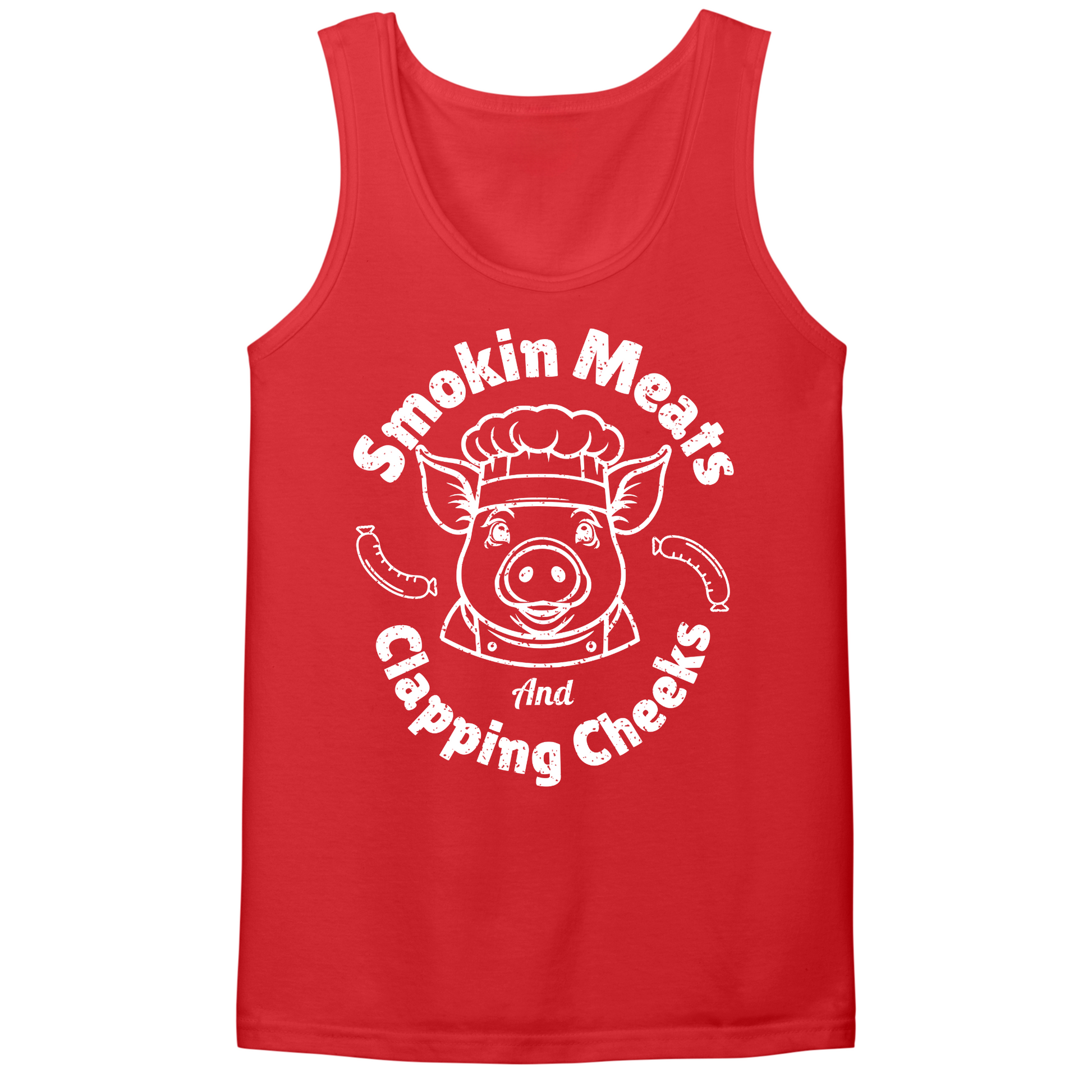 Smokin Meats Clappin Cheeks Mens Tank Top
