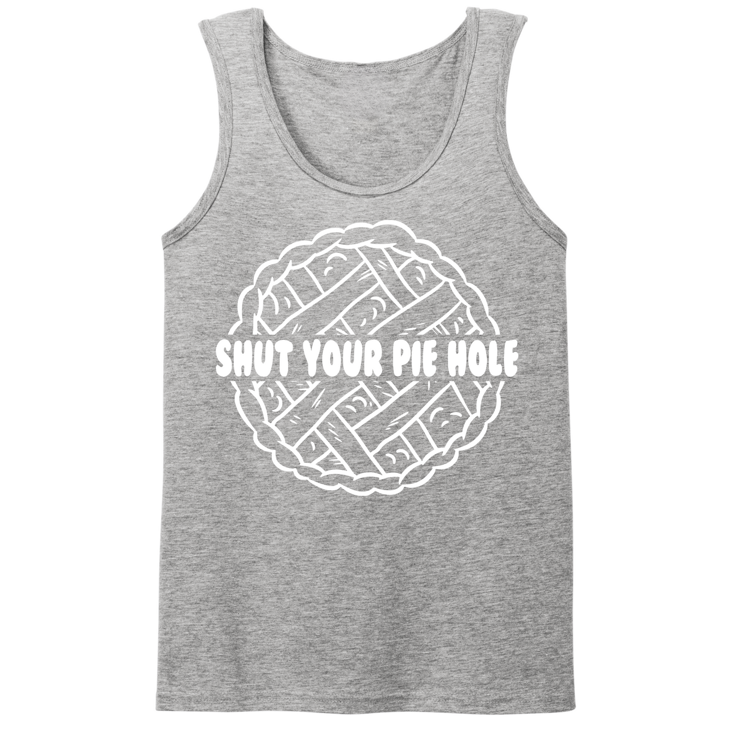 Shut Your Pie Hole Mens Tank Top