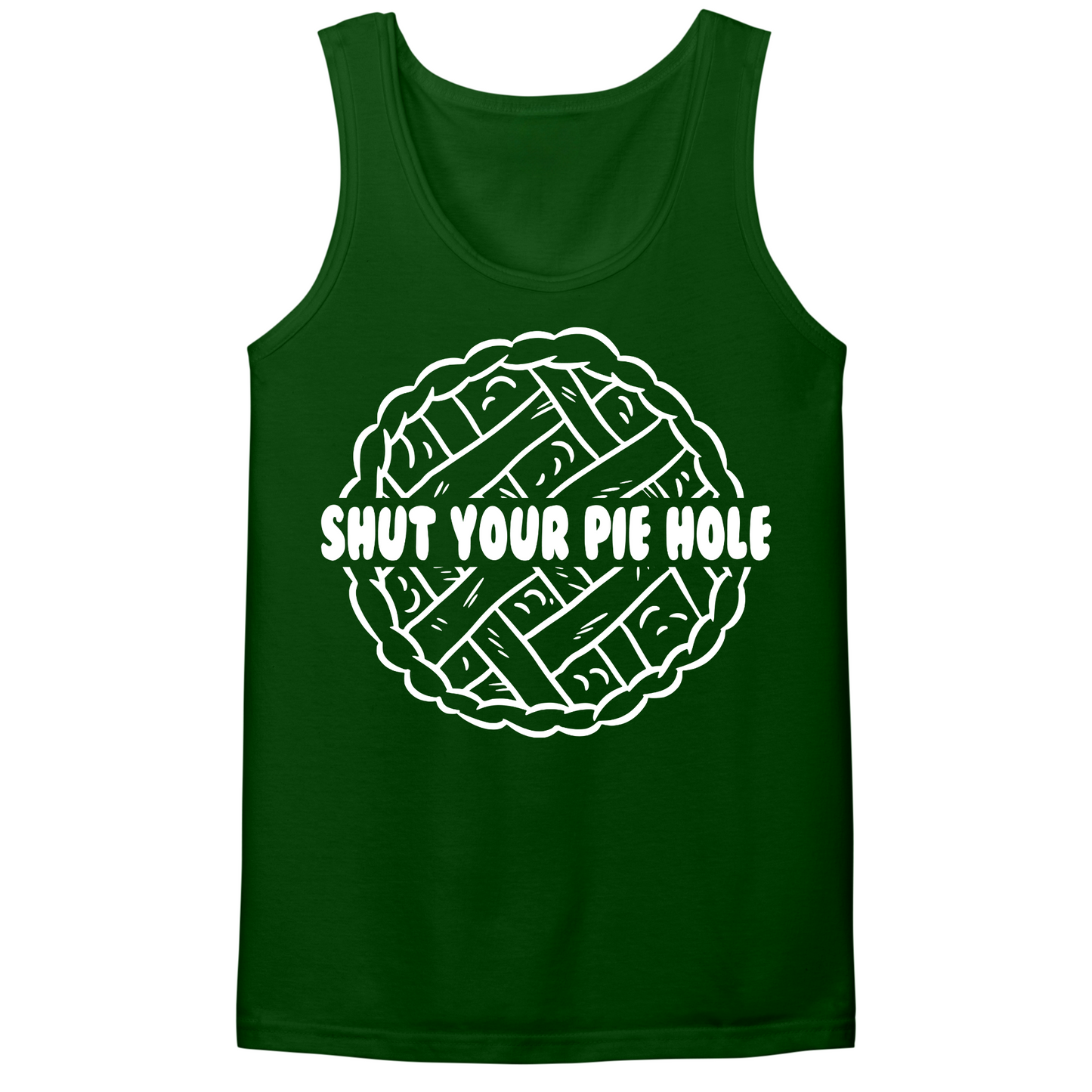 Shut Your Pie Hole Mens Tank Top