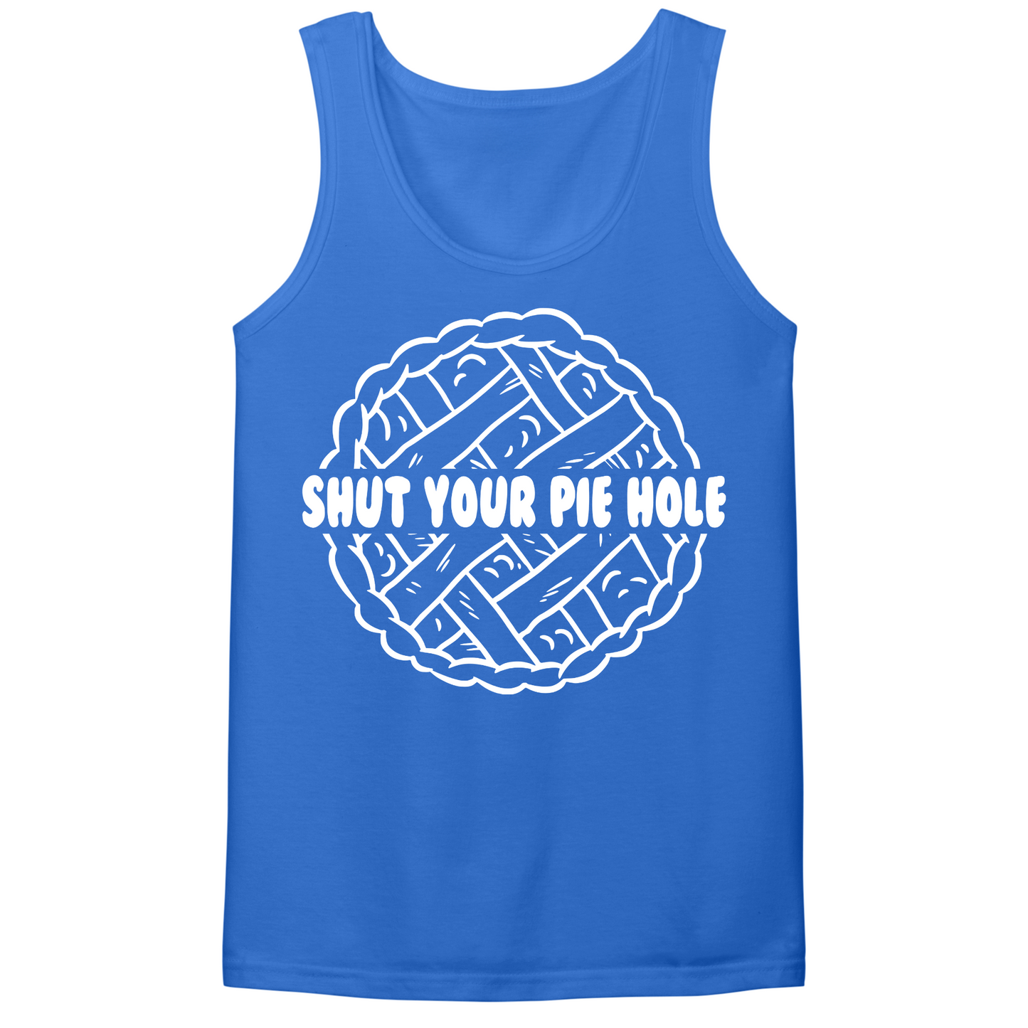 Shut Your Pie Hole Mens Tank Top